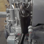 gbsk003 Abgasanlage schwarz-verchromt - Schlosserarbeiten